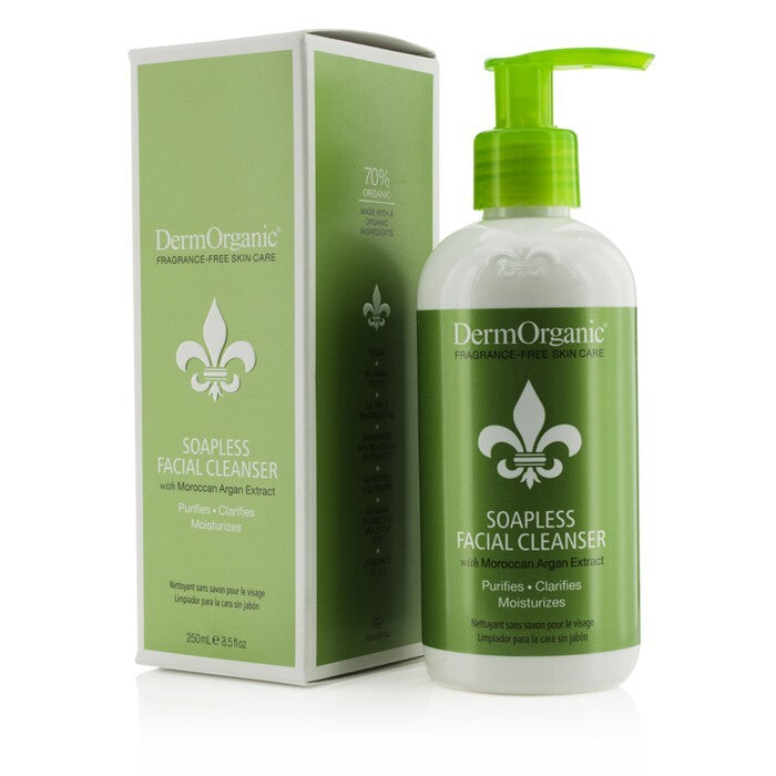 DermOrganic Soapless Facial Cleanser 250ml